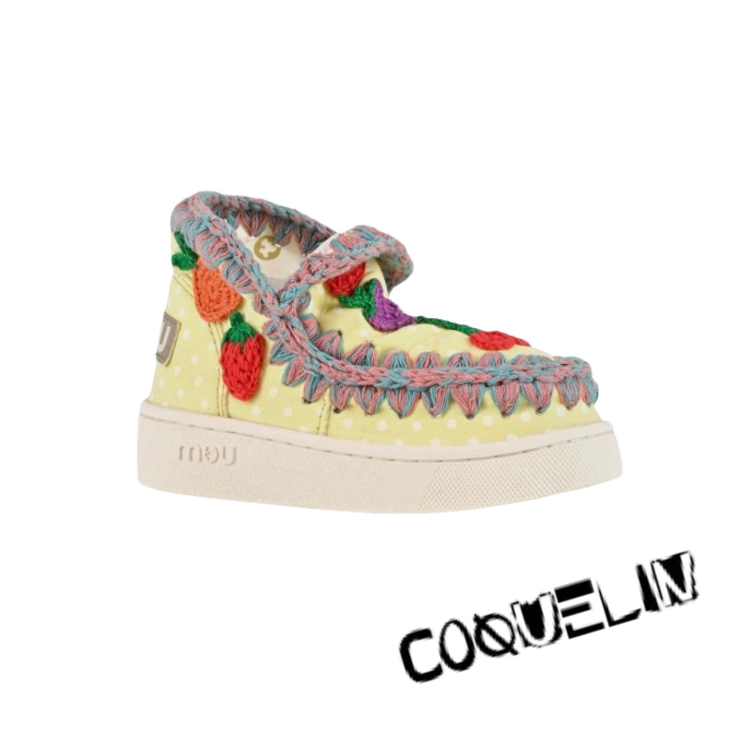 Summer eskimo sneaker kid crochet fruit