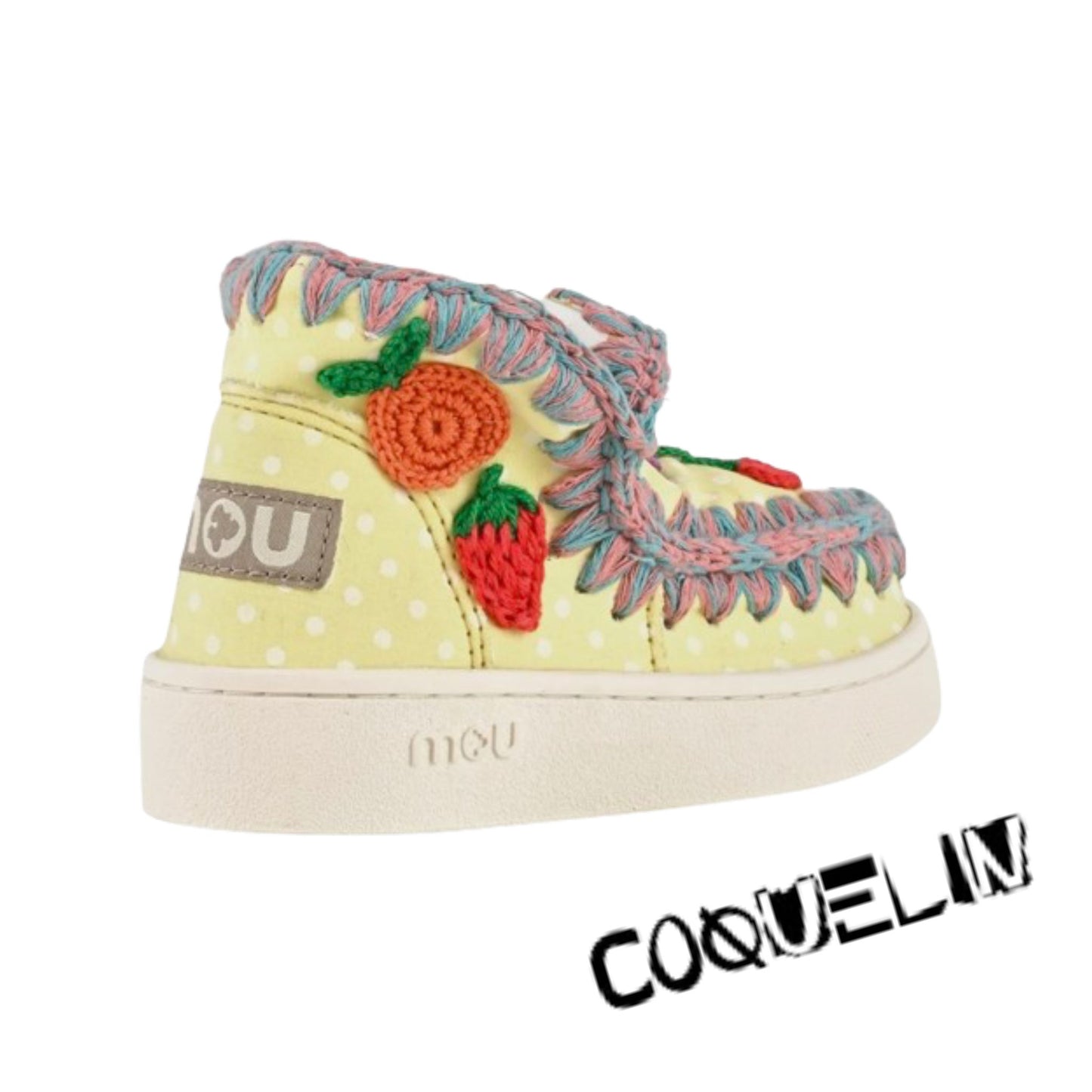 Summer eskimo sneaker kid crochet fruit