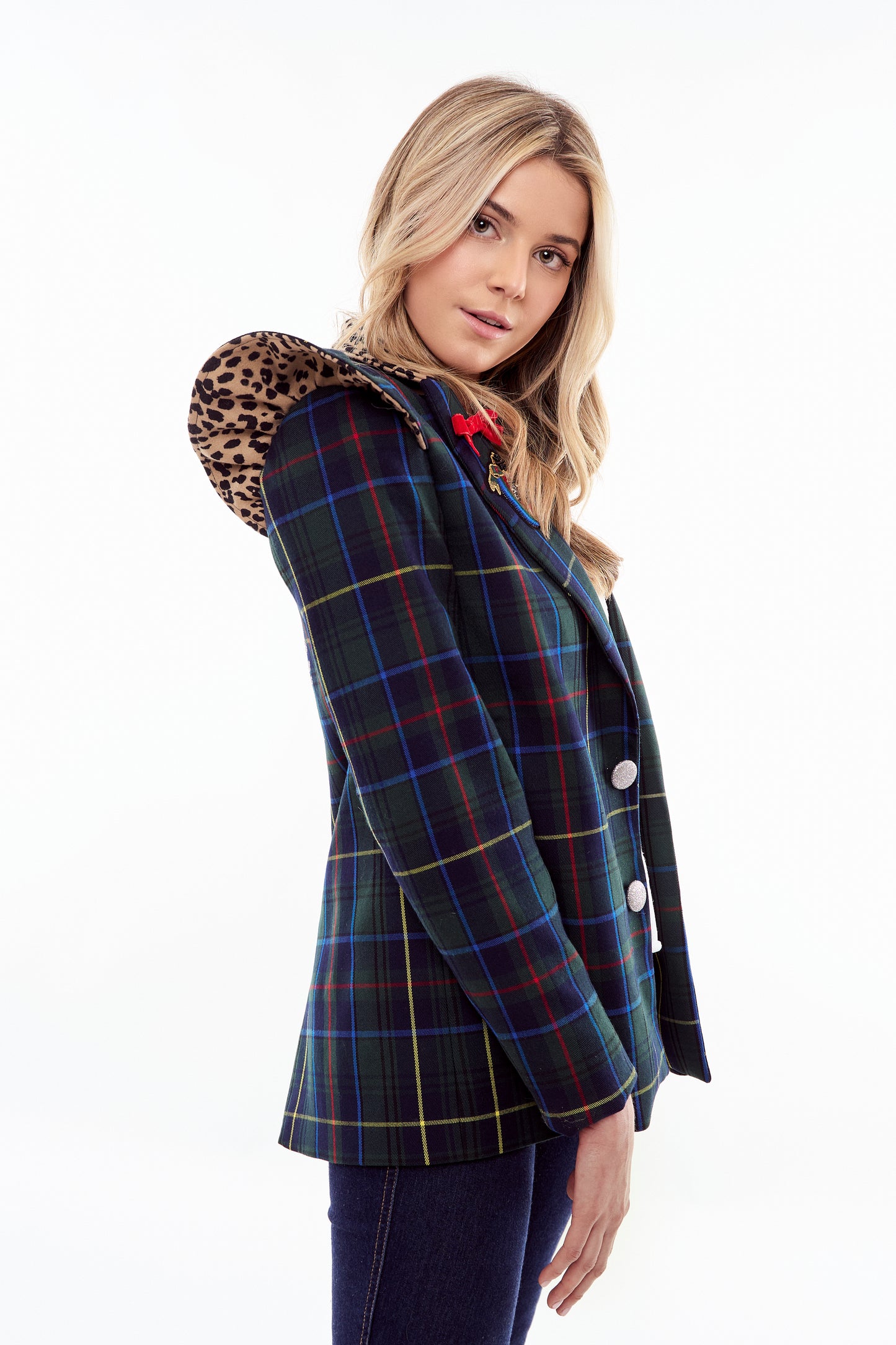 Chaqueta de cuadros tartán